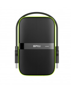 Silicon Power : Armor A60 disco duro externo 4000 GB Negro, Verde