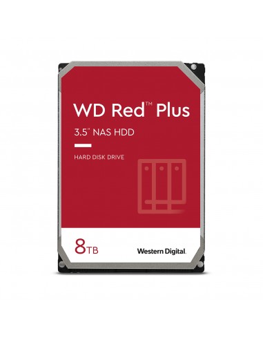 Western Digital : Red Plus disco duro interno 8 TB 5640 RPM 256 MB 3.5" Serial ATA III