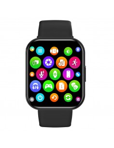 Celly : TRAINERWATCH2BK Relojes inteligentes y deportivos 4,6 cm (1.81") Digital 320 x 320 Pixeles Pantalla táctil Negro GPS (sa