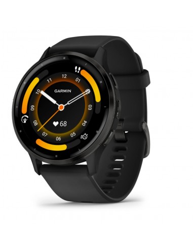 Garmin : Venu 3 3,56 cm (1.4") AMOLED 45 mm Digital 454 x 454 Pixeles Pantalla táctil Negro Wifi GPS (satélite)