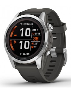Garmin : fenix 7S Pro 3,05 cm (1.2") MIP 42 mm Digital 240 x 240 Pixeles Pantalla táctil Plata Wifi GPS (satélite)