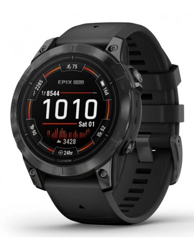 Garmin : epix Pro (Gen 2) 3,3 cm (1.3") AMOLED 47 mm Digital 416 x 416 Pixeles Pantalla táctil Gris Wifi GPS (satélite)