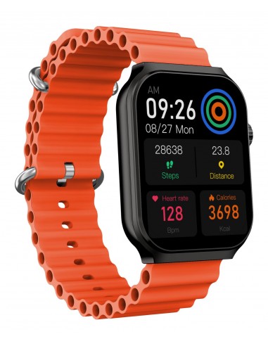 Celly : TRAINERULTRABK Relojes inteligentes y deportivos 5,13 cm (2.02") Digital 320 x 320 Pixeles Pantalla táctil Negro