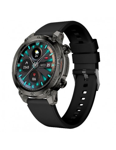Nilox : NXSWTRAILROUND Relojes inteligentes y deportivos 3,53 cm (1.39") Digital 360 x 360 Pixeles Pantalla táctil Negro