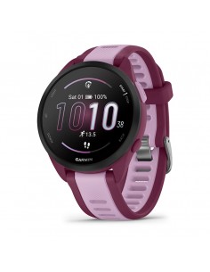 Garmin : Forerunner 165 Music 3,05 cm (1.2") AMOLED 43 mm Digital 390 x 390 Pixeles Pantalla táctil Púrpura GPS (satélite)