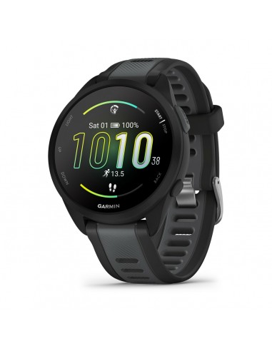Garmin : Forerunner 165 Music 3,05 cm (1.2") AMOLED 43 mm Digital 390 x 390 Pixeles Pantalla táctil Negro GPS (satélite)
