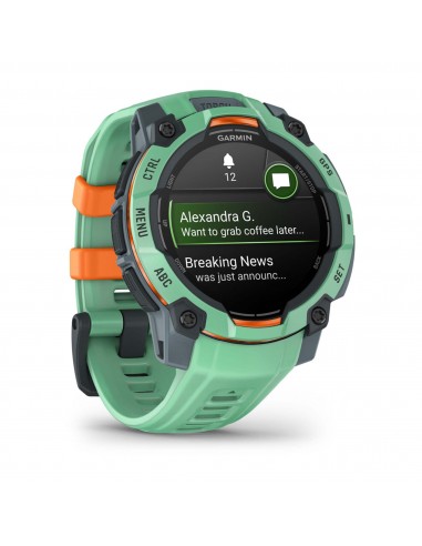 Garmin : Instinct 3 AMOLED 3,05 cm (1.2") 45 mm Digital 390 x 390 Pixeles Pantalla táctil Verde GPS (satélite)
