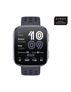 Amazfit : Bip 6 Black 5 cm (1.97") AMOLED Digital 390 x 450 Pixeles Pantalla táctil Negro GPS (satélite)