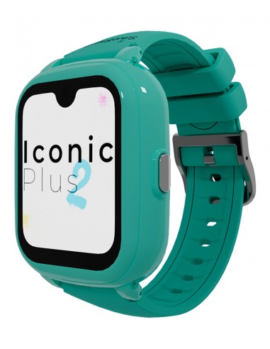 SaveFamily : Iconic Plus 2 4,52 cm (1.78") 40 mm Digital Pantalla táctil 4G Color menta Wifi GPS (satélite)
