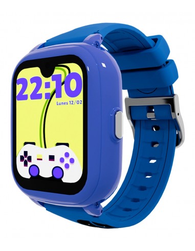 SaveFamily : Iconic Plus 2 4,52 cm (1.78") 40 mm Digital Pantalla táctil 4G Azul Wifi GPS (satélite)