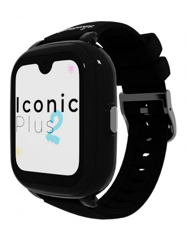 SaveFamily : Iconic Plus 2 4,52 cm (1.78") 40 mm Digital Pantalla táctil 4G Negro Wifi GPS (satélite)