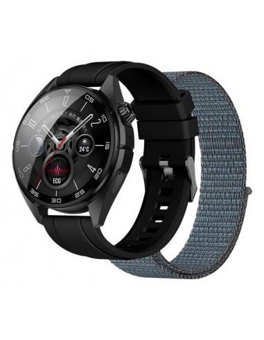 Nilox : Sportivo 3,63 cm (1.43") AMOLED Digital 466 x 466 Pixeles Pantalla táctil Negro GPS (satélite)