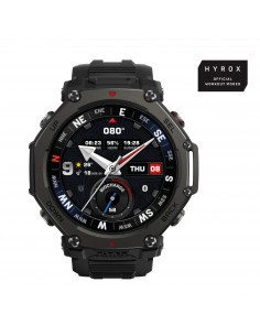 Amazfit : T-Rex 3 Pro 3,81 cm (1.5") AMOLED 48 mm Digital 480 x 480 Pixeles Pantalla táctil Negro Wifi GPS (satélite)