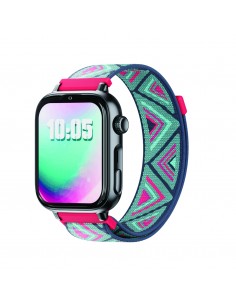 SaveFamily : 8436628090093 Relojes inteligentes y deportivos 5,08 cm (2") AMOLED 20 mm Digital Pantalla táctil Negro Wifi GPS (s