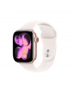 Apple : Watch Series 11 OLED 42 mm Digital 374 x 446 Pixeles Pantalla táctil 5G Oro rosa Wifi GPS (satélite)