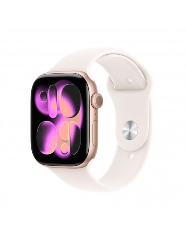 Apple : Watch Series 11 OLED 46 mm Digital 416 x 496 Pixeles Pantalla táctil 5G Oro rosa Wifi GPS (satélite)