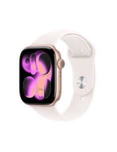 Apple : Watch Series 11 OLED 46 mm Digital 416 x 496 Pixeles Pantalla táctil Oro rosa Wifi GPS (satélite)