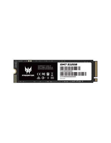 Predator : GM7-512GB M.2 PCI Express 4.0 NVMe