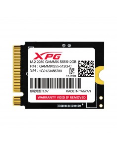 XPG : SGAMMIXS55-512G-C unidad de estado sólido 512 GB M.2 PCI Express 4.0 NVMe 3D NAND