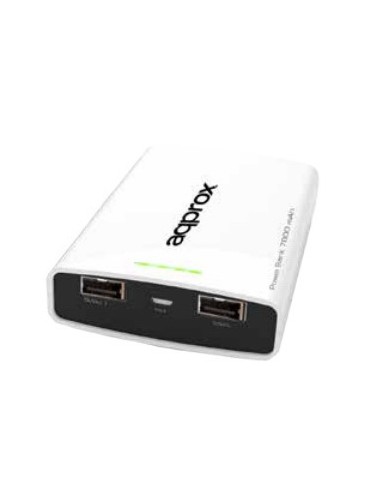 Approx : appPB78EVW 7800 mAh Negro, Blanco