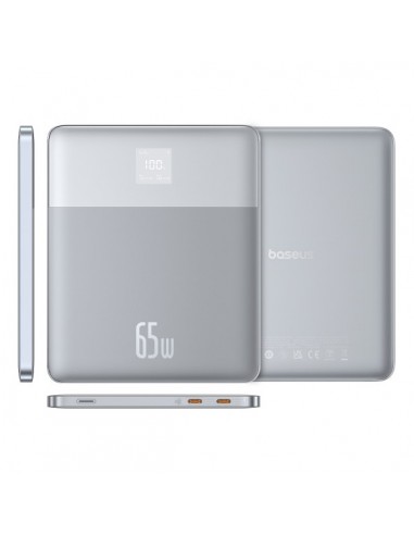 Baseus : Blade2 Polímero de litio 12000 mAh Plata