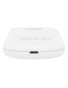 Celly : MAGPB10000PROWH batería externa 10000 mAh Cargador inalámbrico Blanco