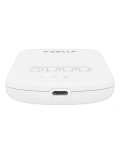 Celly : MAGPB5000PROWH batería externa 5000 mAh Cargador inalámbrico Blanco