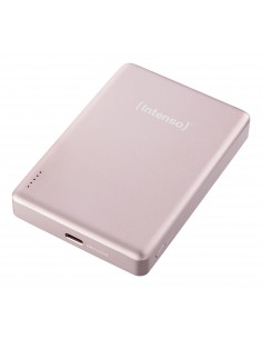Intenso : Batería Externa Magnética MW10000 10000 mAh  Compatible con MagSafe, Carga Inalámbrica 15W, USB-C PD 20W, Para iPhone