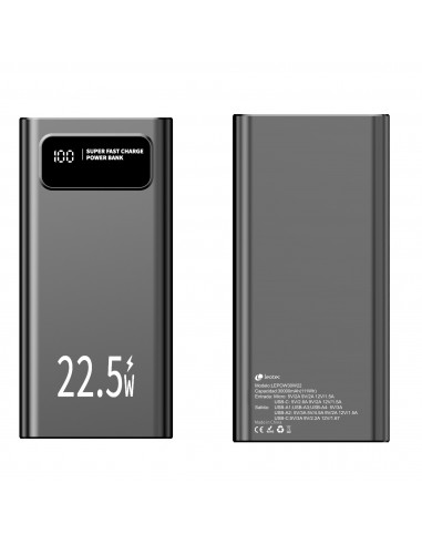 Leotec : Powerbank 30.000mAh PD 22.5W