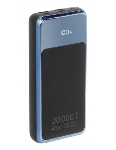 Rivacase : VA1075 batería externa Polímero de litio 20000 mAh Negro, Azul