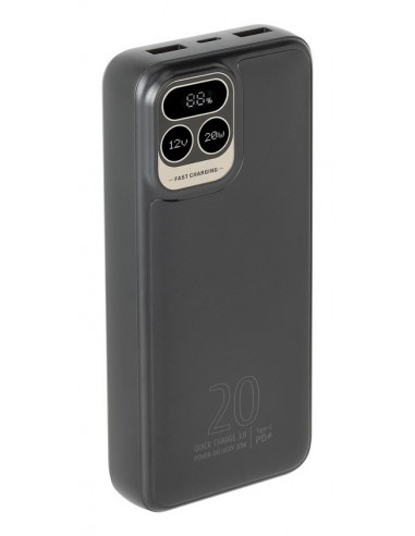 Rivacase : VA2521 batería externa Polímero de litio 20000 mAh Gris