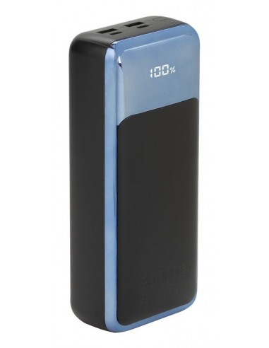 Rivacase : VA1080 batería externa Polímero de litio 30000 mAh Negro, Azul