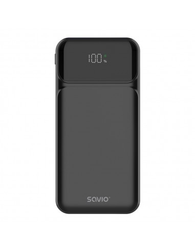 Savio : BA-08 batería externa Polímero de litio 1000 mAh Negro