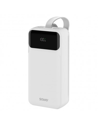 Savio : BA-11 batería externa Ión de litio 3000 mAh Blanco