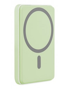 T'nB : PBUMAG5GR batería externa 5000 mAh Cargador inalámbrico Verde