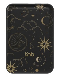 T'nB : PBUMAG5AST batería externa Polímero de litio 5000 mAh Cargador inalámbrico Negro