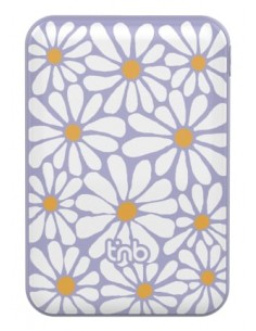 T'nB : PBUMAG5FLO batería externa Polímero de litio 5000 mAh Cargador inalámbrico Lavanda