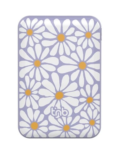 T'nB : PBUMAG5FLO batería externa Polímero de litio 5000 mAh Cargador inalámbrico Lavanda