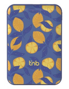 T'nB : PBUMAG5LEM batería externa Polímero de litio 5000 mAh Cargador inalámbrico Azul, Amarillo