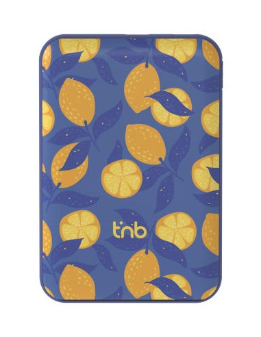 T'nB : PBUMAG5LEM batería externa Polímero de litio 5000 mAh Cargador inalámbrico Azul, Amarillo