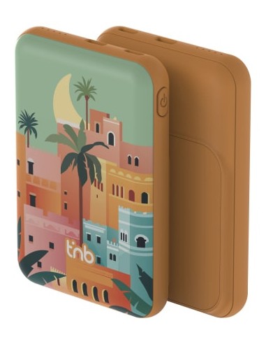 T'nB : PBUMAG5AST Polímero de litio 5000 mAh Cargador inalámbrico Beige, Azul, Naranja