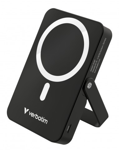 Verbatim : Charge 'n' Go Magnetic Wireless Polímero de litio 10000 mAh Cargador inalámbrico Negro