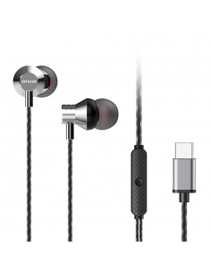 Aiwa : ESTM-50USB-C Auriculares Alámbrico Dentro de oído Llamadas/Música USB Tipo C Plata