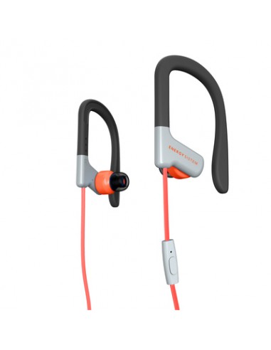 Energy Sistem : 429349 auricular y casco Auriculares gancho de oreja, Dentro de oído Conector de 3,5 mm Rojo