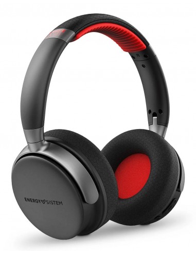 Energy Sistem : Power Sport Auriculares Inalámbrico y alámbrico Diadema Deportes USB Tipo C Bluetooth Negro, Rojo