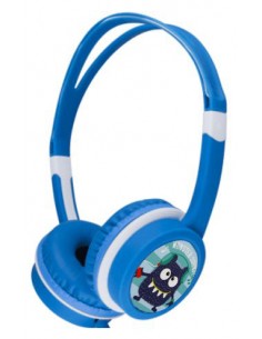 Gembird : MHP-JR-B auricular y casco Auriculares Alámbrico Diadema Música Azul