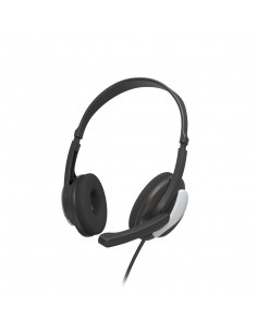 Hama : HS-P100 V2 Auriculares de oficina para PC, estéreo, negro