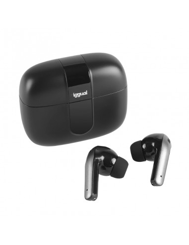 iggual : True Sound Auriculares True Wireless Stereo (TWS) Dentro de oído Llamadas/Música Bluetooth Negro