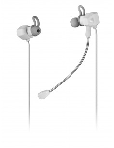 Mars Gaming : MIHXW Blanco, Auriculares In-Ear, Micrófono, PS4/PS5/XBOX/SWITCH/PC