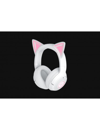Razer : Kraken Kitty V2 BT Auriculares Inalámbrico Diadema Juego Bluetooth Blanco